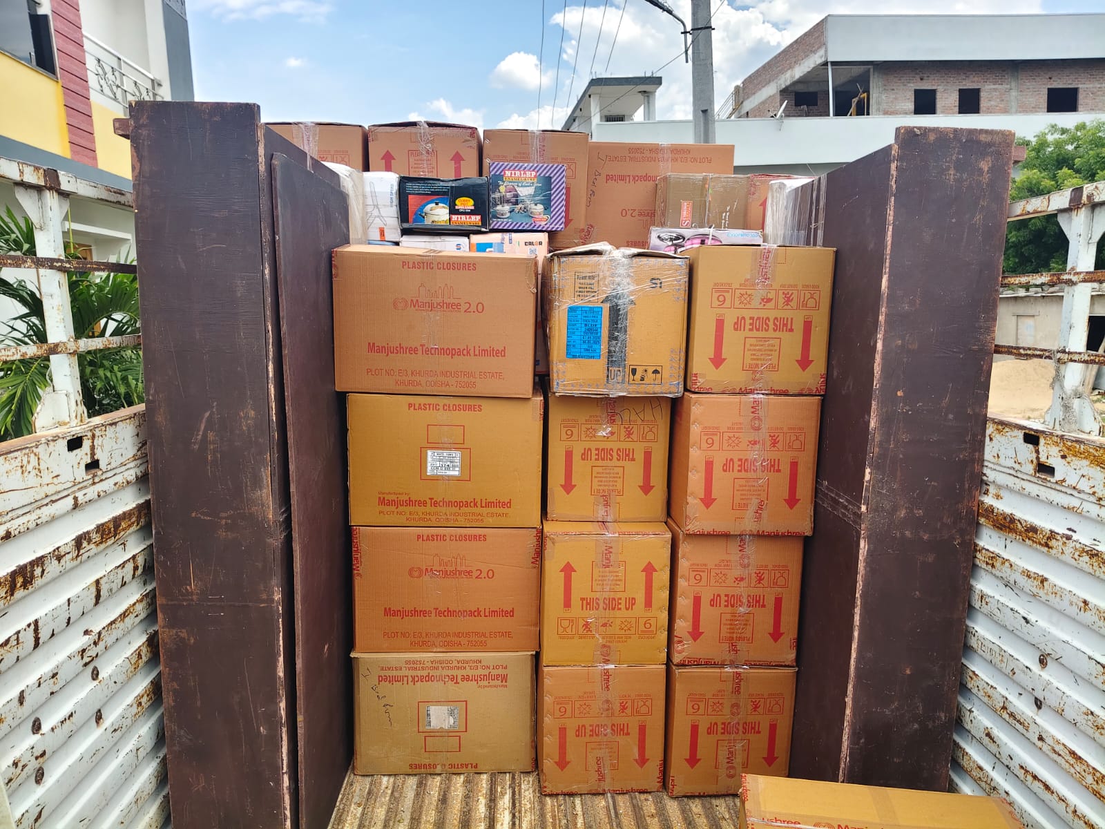Household goods professionally packed