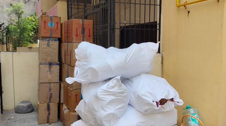 Professionally packed household cartons